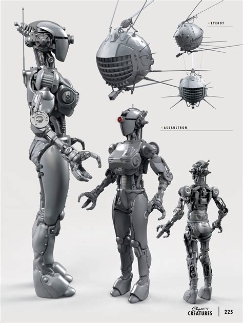 Fallout 4 Concept Eyebot And Assaultron Fallout Concept Art Fallout Fallout Rpg