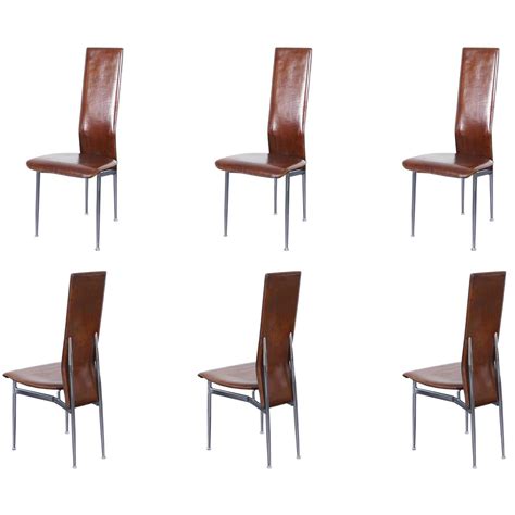 Maybe you would like to learn more about one of these? Italian Leather Dining Chairs For Sale at 1stdibs