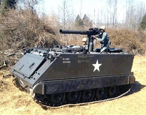 Self Propelled Tow Guided Missile Carrier M113a1 United States Of