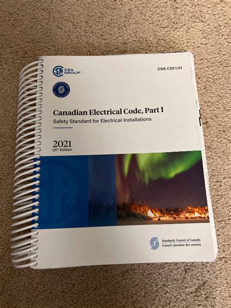 Canadian Electrical Code Part 1 25th Edition Very Good Condition