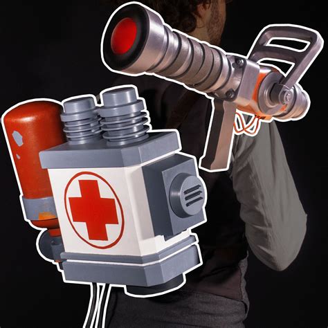 Tf2 Medic Backpackmedigun Bundle Team Fortress 2 Cosplay Prop