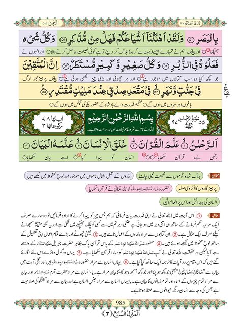 Surah Ar Rahman With Urdu Translation Surat Rahman Urdu Tarjuma Ke