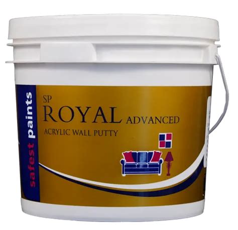 Safest Paints Sp Royal Advanced Acrylic Wall Putty 20 Kg At Rs 35kg