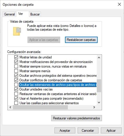 Cómo Hacer Que Windows Muestre Las Extensiones De Los Archivos