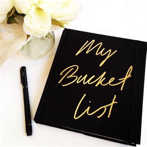 A list of things you'd like to do before you die, like visiting the grand canyon, falling in love or falling into the grand canyon. 'my Bucket List' Journal By Axel & Ash ...