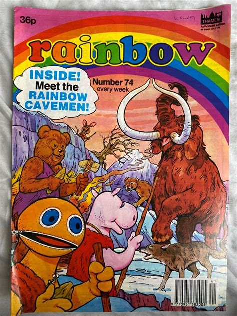 Rainbow Comic 74 Vintage Early 90s Thames Itv Collectable Bungle Zippy