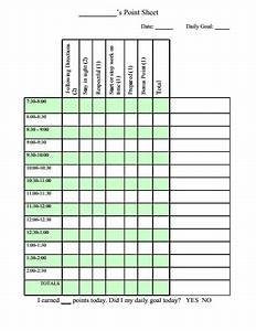 1 2 Points Sheet Simple Doc Classroom Behavior System Behavior Plans