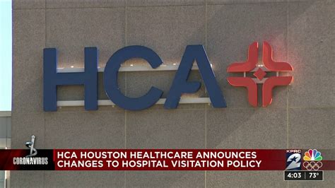 Hca Houston Healthcare Restricts Visitors At 13 Hospitals Due To