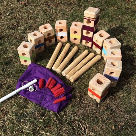 Kubb Game Set Viking Chess Outdoor Game Backyard Game By Breezybonz On