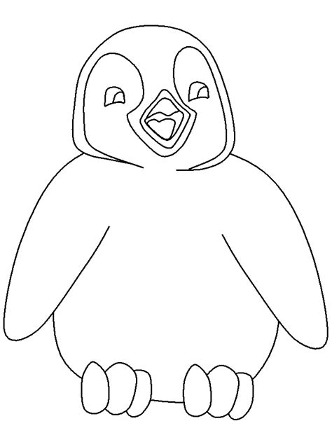 Cute Baby Penguin Coloring Pages Coloring Home