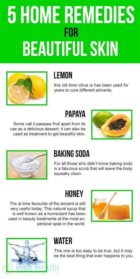 5 Home Remedies For Beautiful Skin Skincare Healthy Skin Care