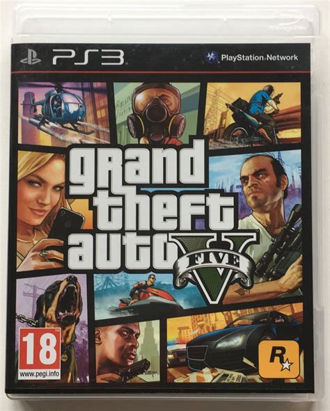 Ps3 Grand Theft Auto V 5 Gta 5 Rockstar 416167712 ᐈ Köp På