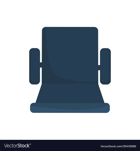 Office Chair Top View Flat Design Royalty Free Vector Image