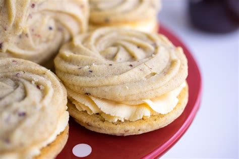 Raspberry And Custard Viennese Whirls Every Nook And Cranny Recipe British Biscuit Recipes