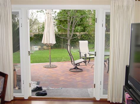 Exterior French Patio Doors White Stowaway Outswing French Door