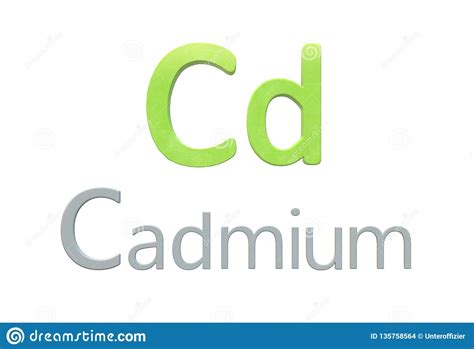 The definitive online periodic table reference site including technical data, and photographs and descriptions of thousands of samples of the chemical elements. Cadmium Chemical Symbol As In The Periodic Table Stock ...