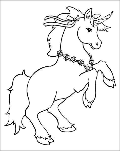 Unicorns to download - Unicorns Kids Coloring Pages