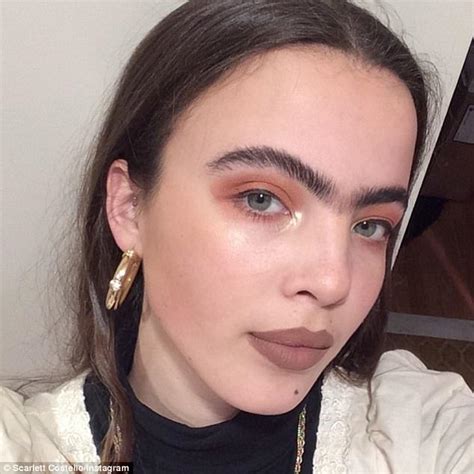 Model Reveals She Faced Backlash Because Of Her Unibrow Daily Mail Online