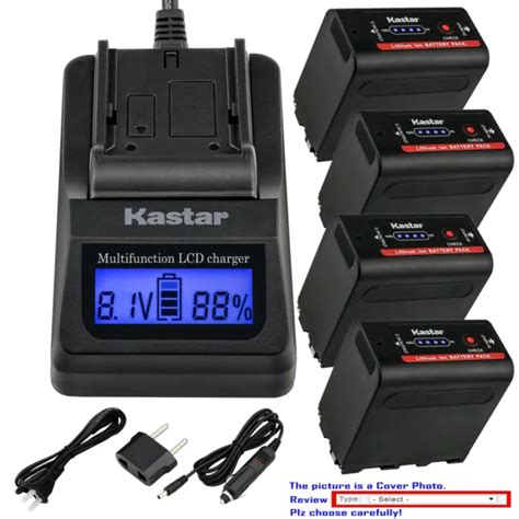 kastar battery lcd fast charger for sony np f960 and sony ccd tr3100 ccd tr3200 21 99 picclick