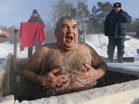 Orthodox Christians Celebrate Epiphany By Plunging Into