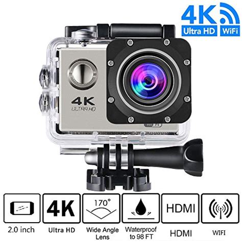 4k Wifi Sports Action Camera Ultra Hd Waterproof Cam Dv Camcorder With