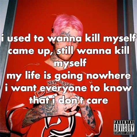 Famous Lil Peep Quotes From Songs Rap With Monkey References QUOTES