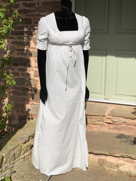Regency Morning Dress Made To Measure Custom Made Etsy