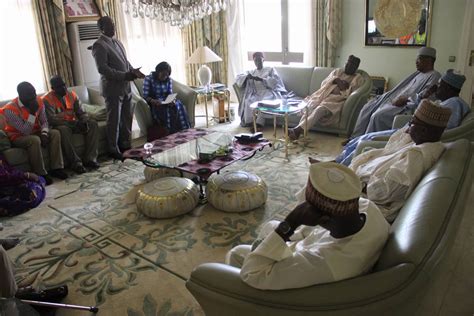 Ibrahim Babangida Receives Nema Officials In His Residence Photos