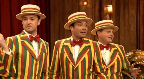 Sexyback Performed As Barbershop Quintet With Justin Timberlake On Fallon Video Huffpost