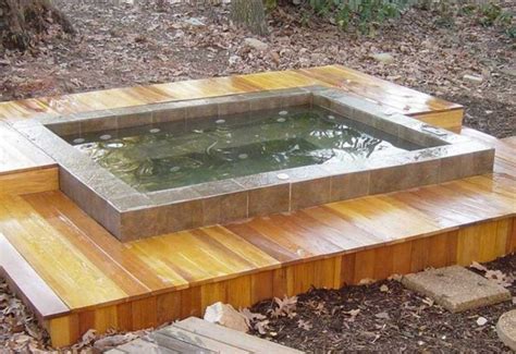Diy In Ground Hot Tub With Deck Home Ideas Hot Tub Plans Inground
