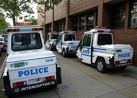 P043s Nypd Parking Enforcement Vehicles At Precinct 43 Station