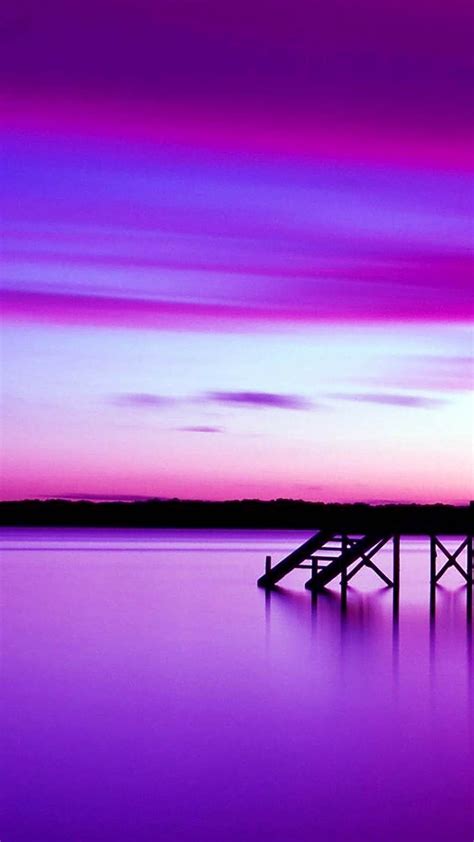 Landscape Purple Aesthetic Wallpapers Wallpaper Cave