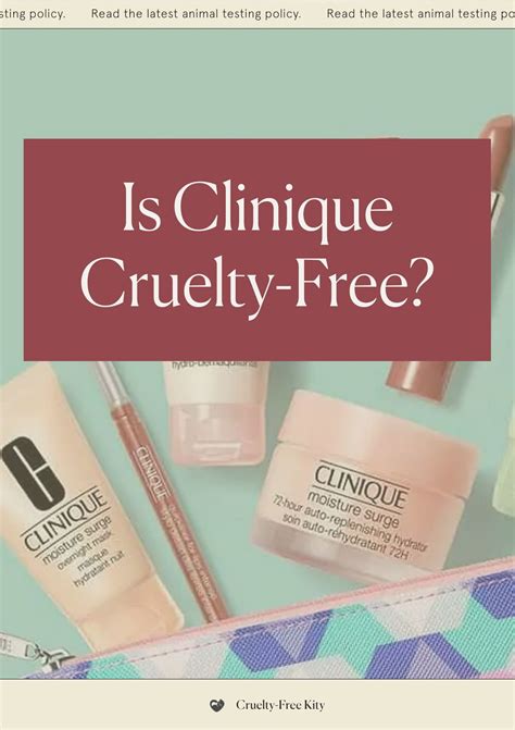 Is Clinique Cruelty-Free? • Latest Cruelty-Free Kitty Update | Clinique