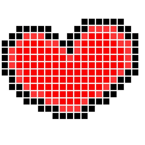 Pixel Heart Pixel Illustration 27232636 Png