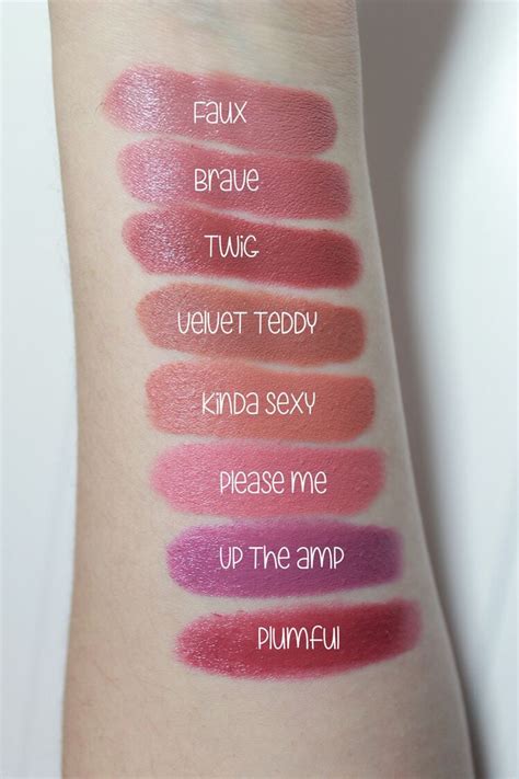 Mac Lipstick Swatches Musely