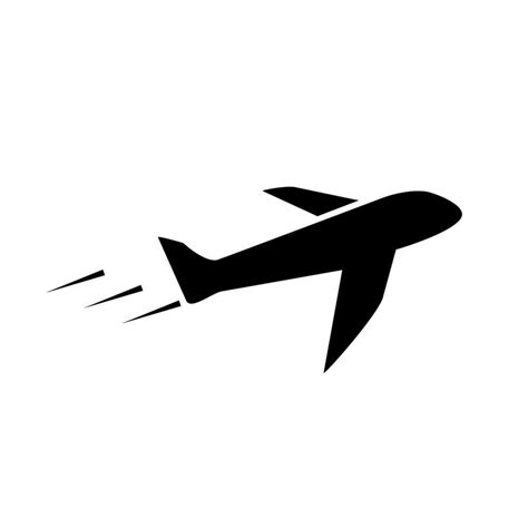 Icon Of An Airplane Taking Off Departure Vector 26729812 Vector Art