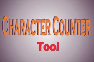 Character Counter Tool for Blogger - Nafisflahi