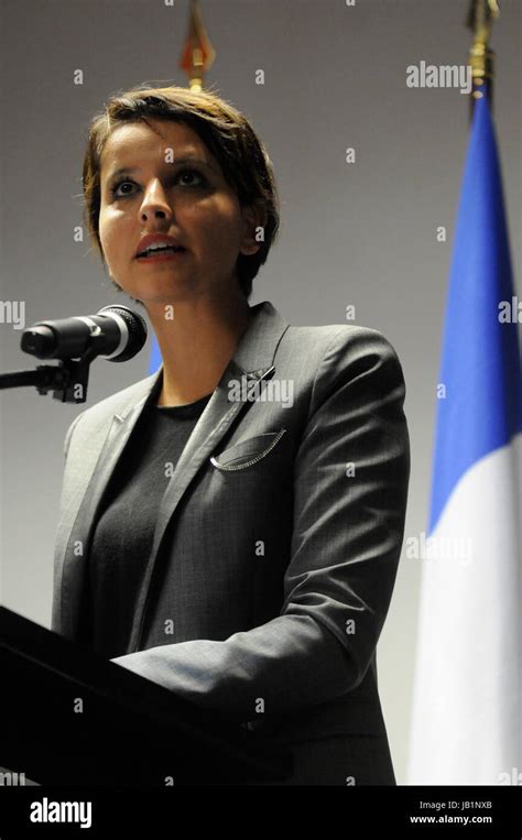 French Minister Of Education Najat Vallaud Belkacem At Lyon University