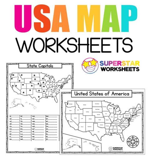 United States Geography Worksheets