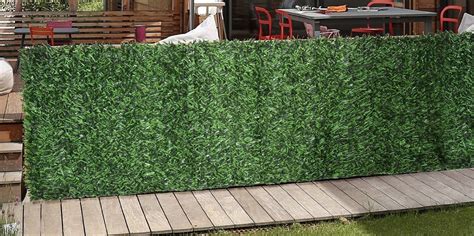 Synturfmats Artificial Hedge Slats Panel For Chain Link
