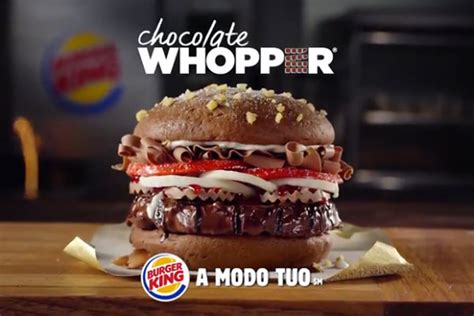 Available paper format and in pdf format. Burger King, uno spot annuncia il "Chocolate Whopper"