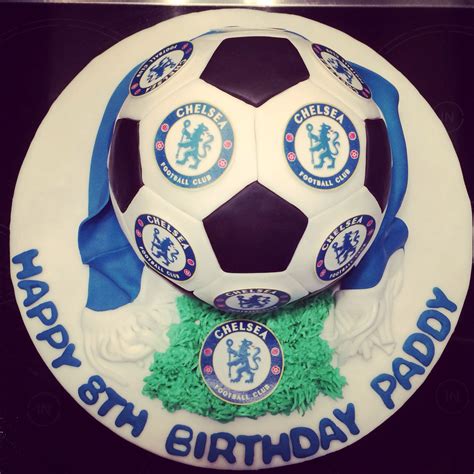 Check out our football cakes selection for the very best in unique or custom, handmade pieces from our cakes shops. Chelsea football cake | Soccer cake, Chelsea football cake ...
