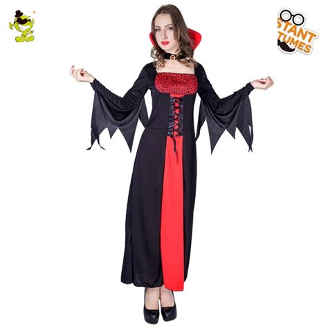 Adults Noble Queen Of The Vampires Costume Women Halloween Party Noble