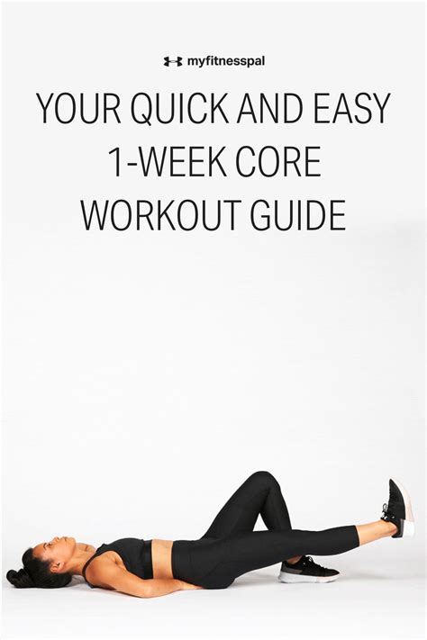 Your Quick And Easy 1 Week Core Workout Guide Fitness Myfitnesspal Workout Guide Core