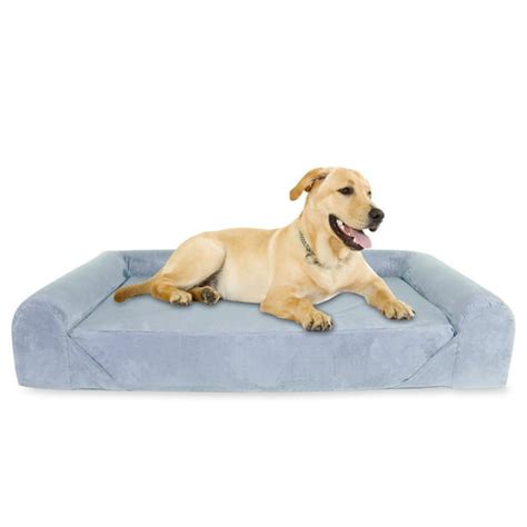 Kopeks Orthopedic Memory Foam Dog Bed Gray X Large