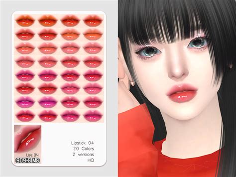 The Sims Resource Lipstick04hq