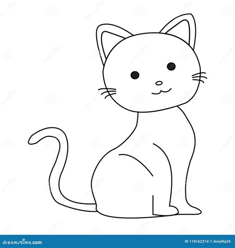 Cat Drawing To Colour Cat Meme Stock Pictures And Photos