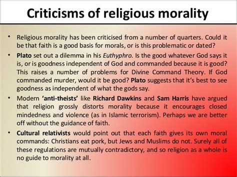 religion and morality