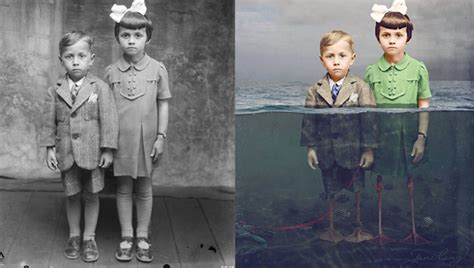 Photographer Colorized Old Photos While Adding Beautifully Surreal