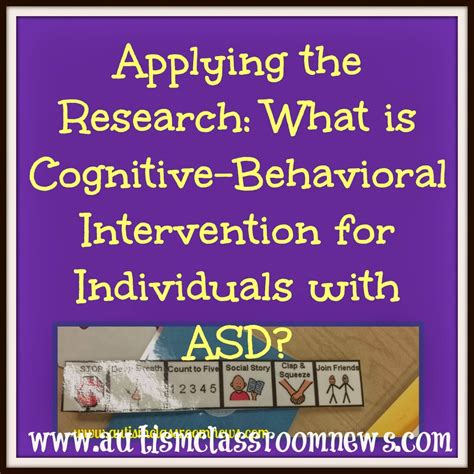 Applying The Research What Is Cognitive Behavior Interventions For